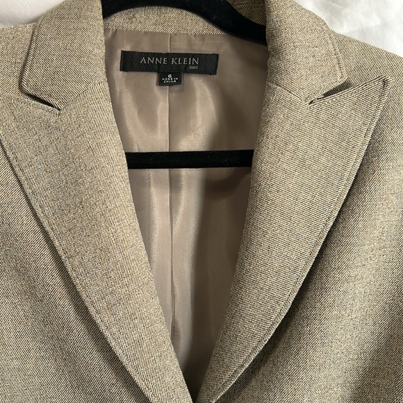 Cropped tweed Anne Klein suit blazer - Picture 2 of 5